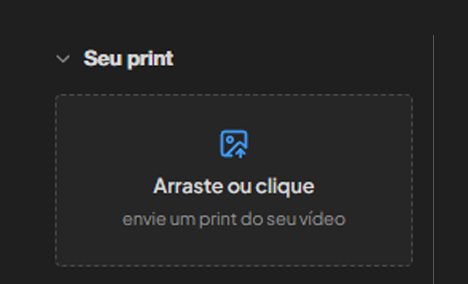 Suba seu print ou foto