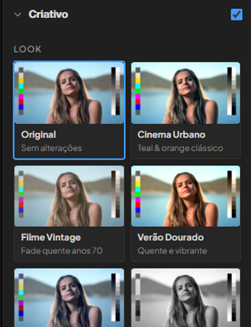 Ou escolha um Look pronto